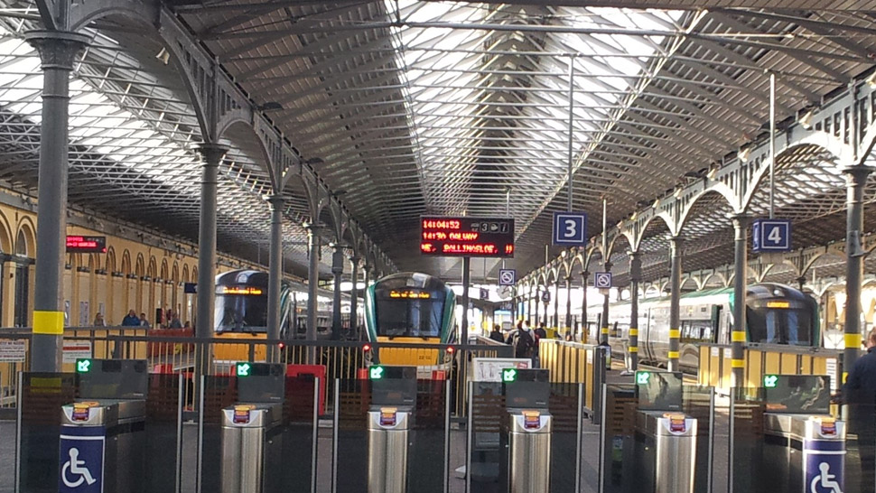Heuston Station Dublin Wall Steel